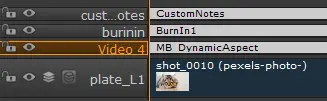 Dynamic aspect effect